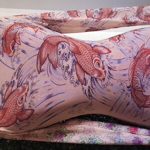 Women's Beige Fish Print Top